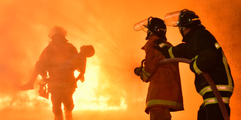 using drones for firefighters